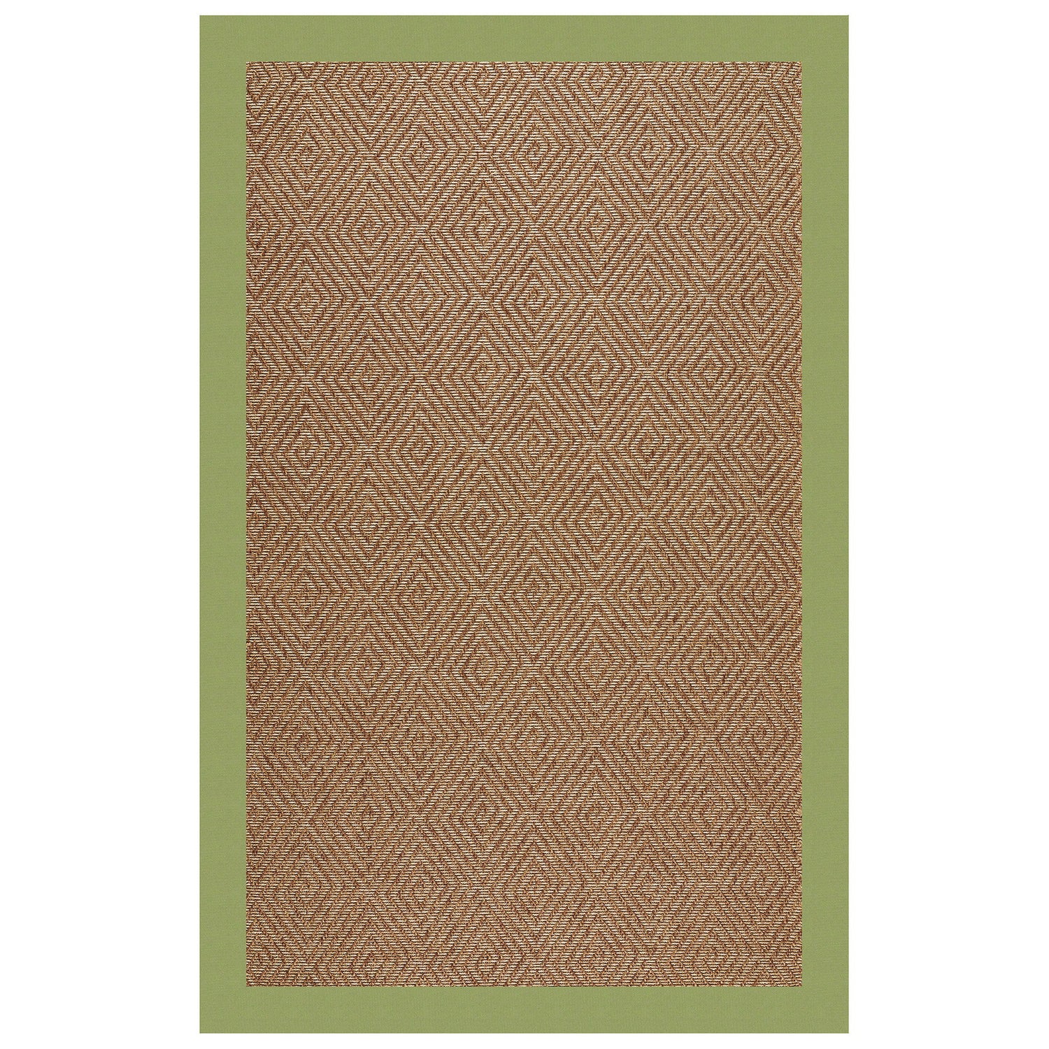 Islamorada-Diamond - 8' x 10' Indoor/Outdoor Bordered Rug