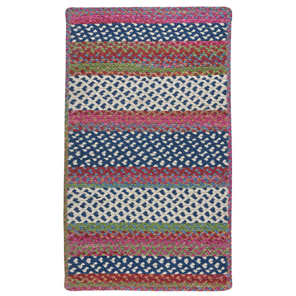 Wanderer - Braided Rug - Global Blue