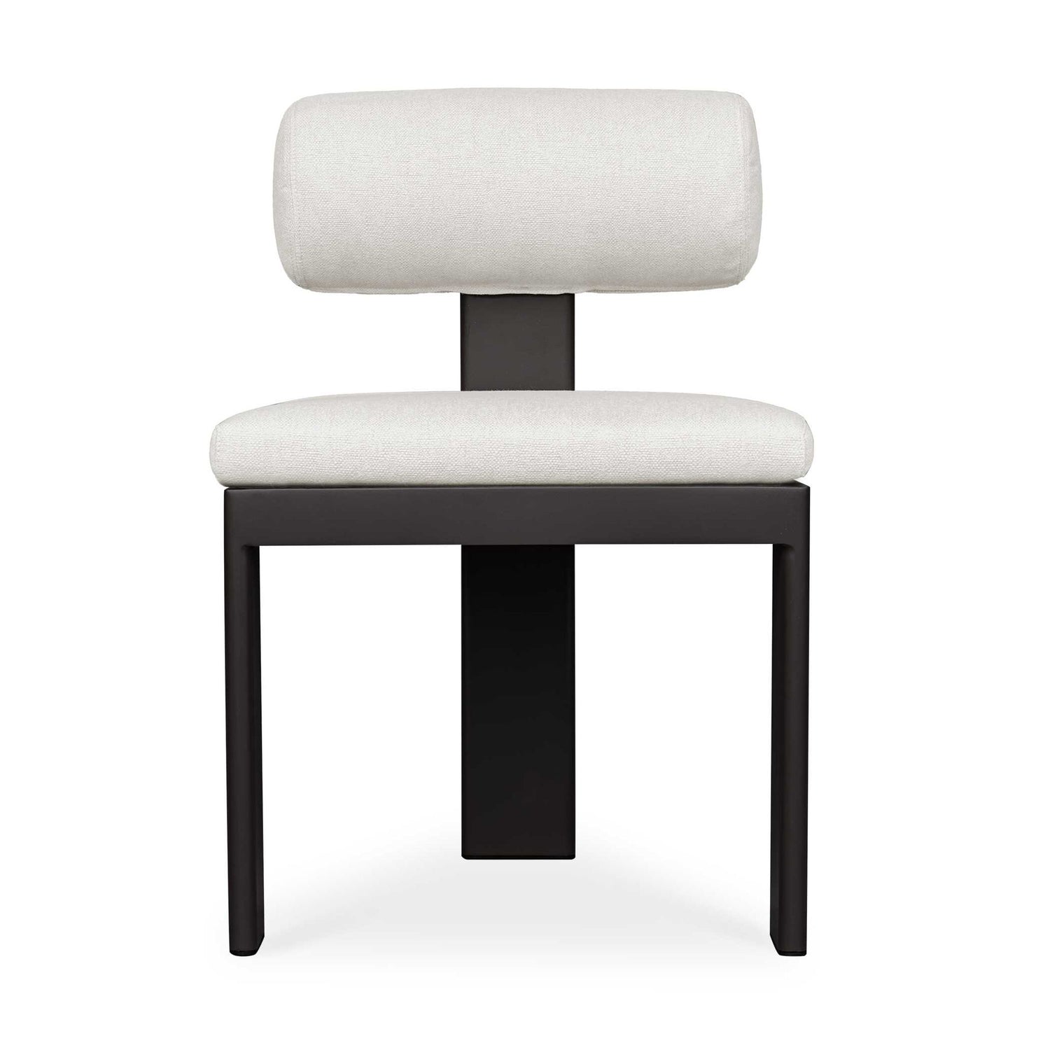 Bolster Back - Outdoor Dining Chair - White