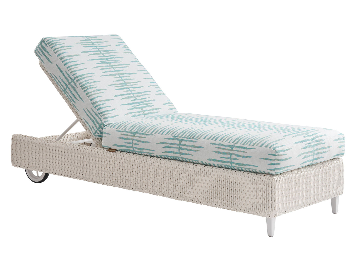 Ocean Breeze Promenade - Chaise - White / Light Blue